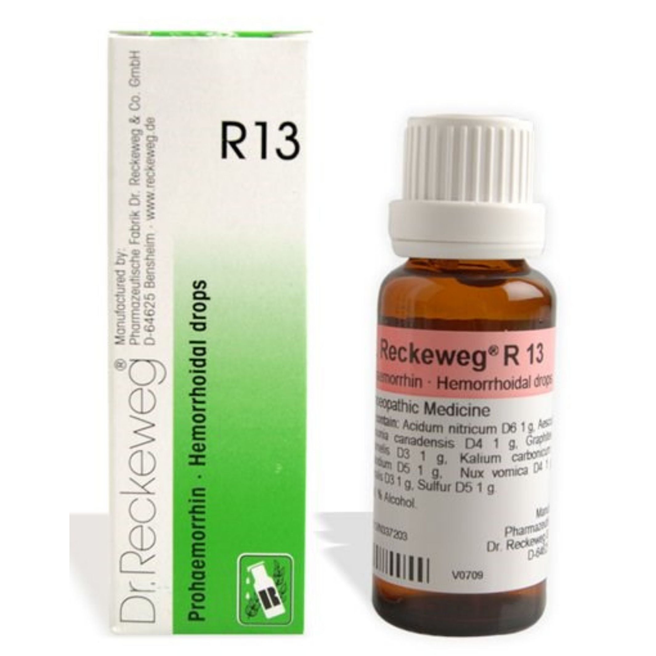 Dr. Reckeweg R13 Prohaemorrin Drops 22ml Greenleafdrugstore