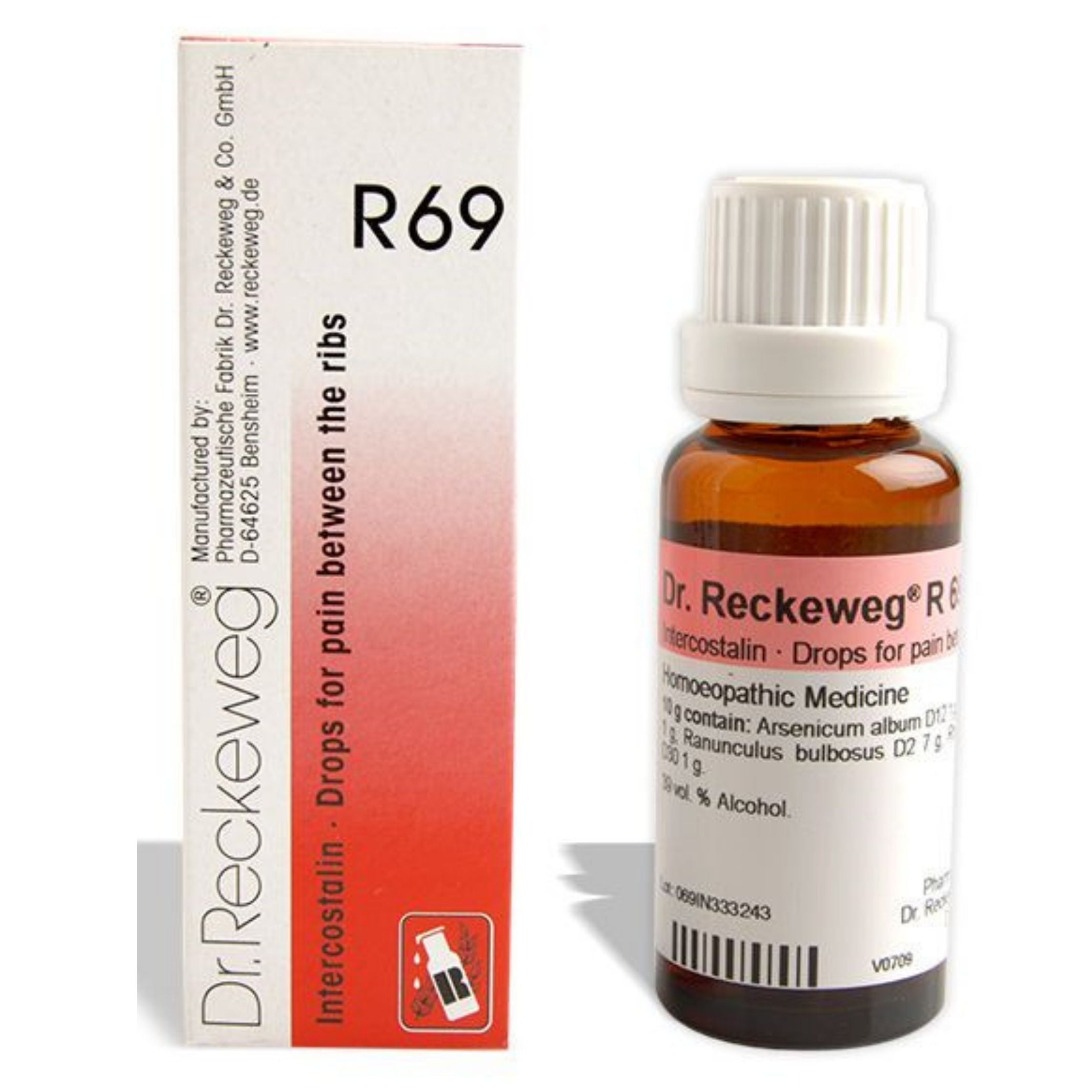 Dr. Reckeweg R69 (Intercostalin- Drops for Pain between the Ribs