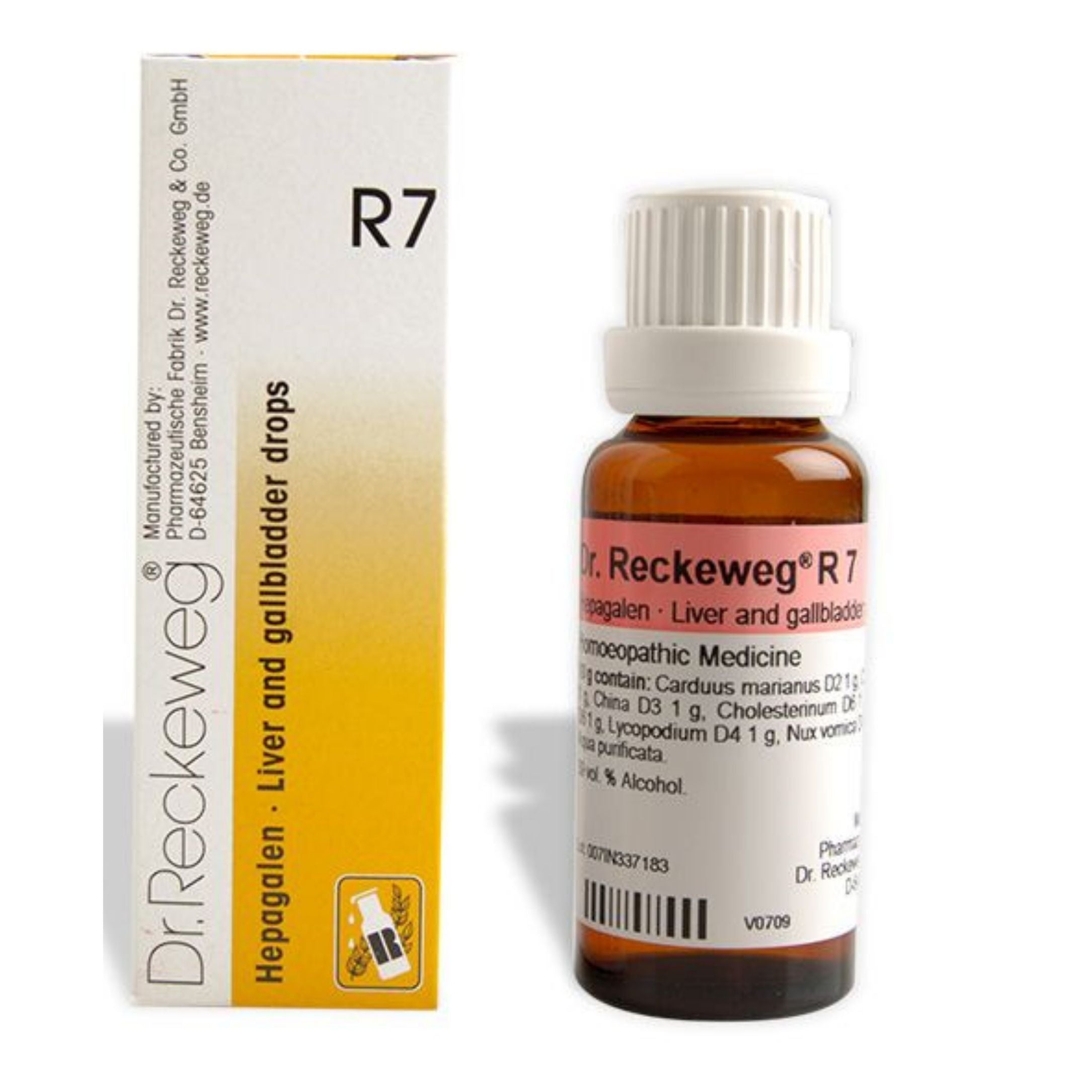 Dr. Reckeweg R7 Hepagalen Drops 22ml Greenleafdrugstore