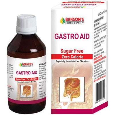 Bakson Gastro Aid Syrup (Sugar Free) (115ml)