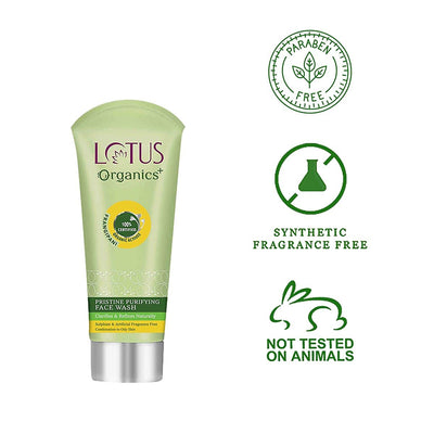 Lotus Organics+ Pristine Purifying Face Wash (100ml)