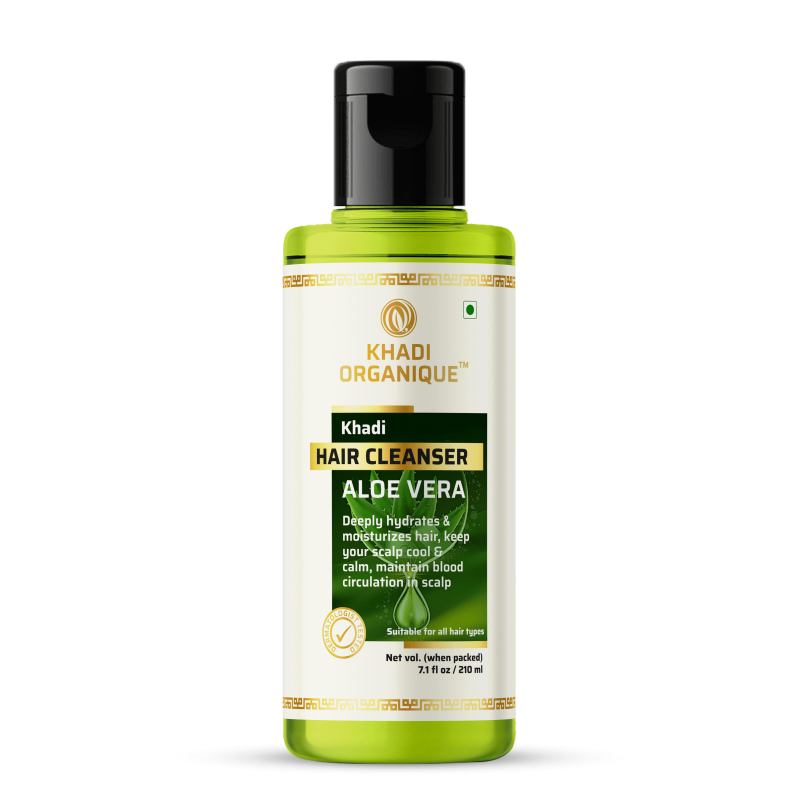 Khadi Organique Aloe Vera Hair Cleanser (210ml)