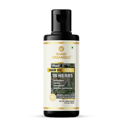 Khadi Organique 18 Herbs Hair Oil (210ml)