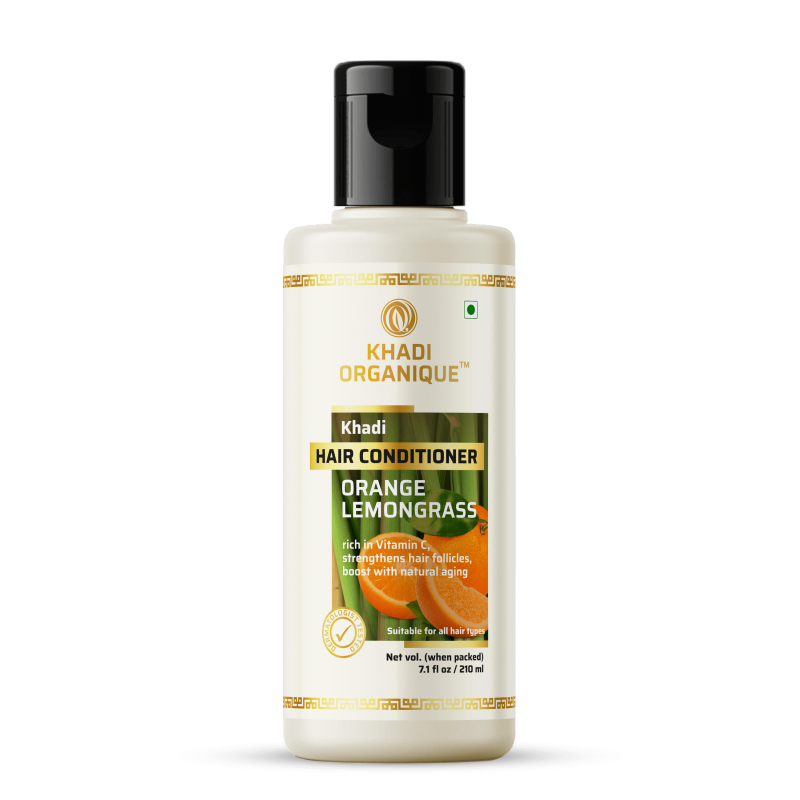 Khadi Organique Orange & Lemongrass Hair Conditioner (210ml)