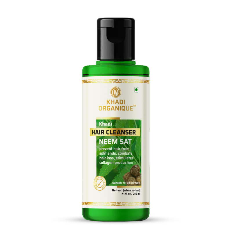 Khadi Organique Neem Sat Hair Cleanser (210ml)