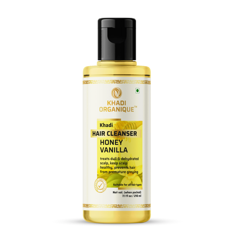 Khadi Organique Honey & Vanilla Hair Cleanser (210ml)