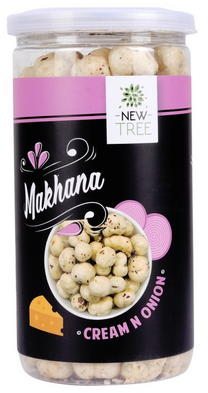 New Tree Makhana Cream and Onion (85gm)