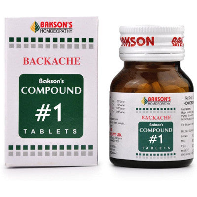 Bakson Compound No 1 (Backache) (100tab)