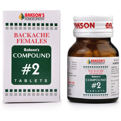 Bakson Compound No 2 (Backache Females) (100tab)