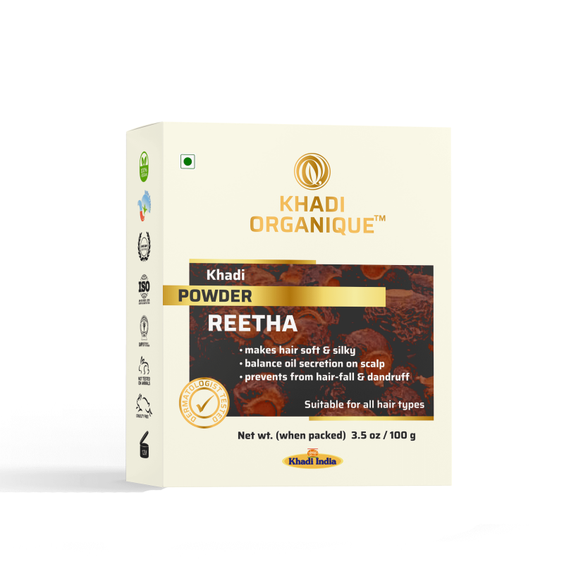 Khadi Organique Reetha Powder (100gm)