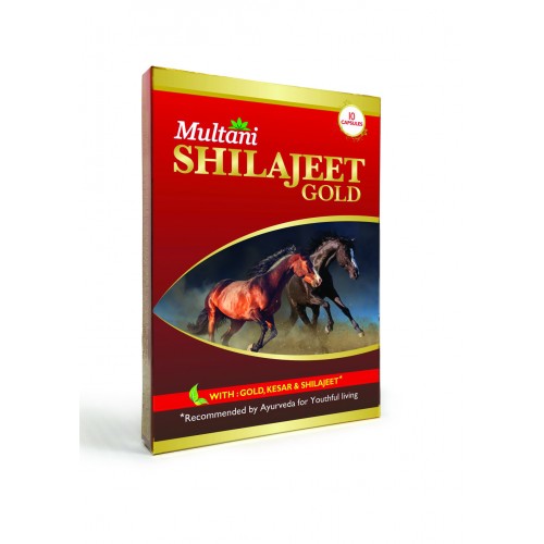 Multani Shilajeet Gold Capsule (10 Cap) – Greenleafdrugstore