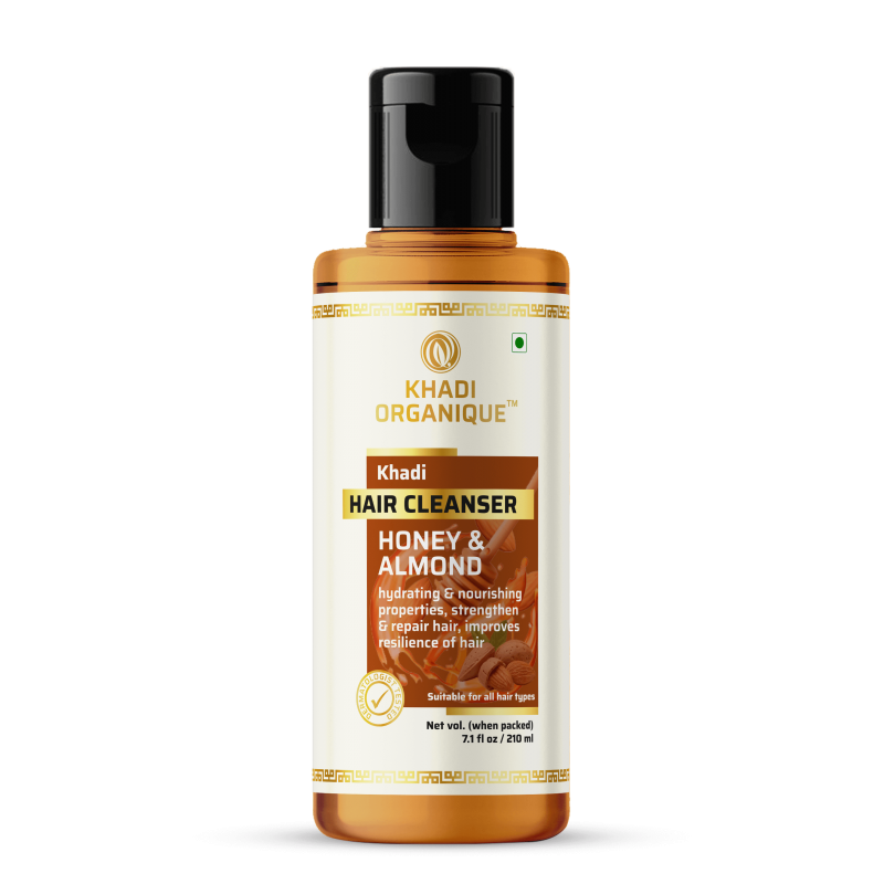 Khadi Organique Honey Almond Hair Cleanser (210ml)