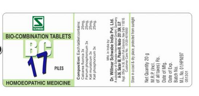 Dr. Willmar Schwabe Biocombination No. 17 (20gm)