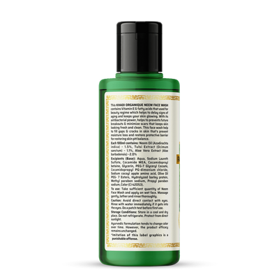 Khadi Organique Neem Face Wash (210ml)