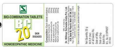 Dr. Willmar Schwabe Biocombination No. 20 (20gm)