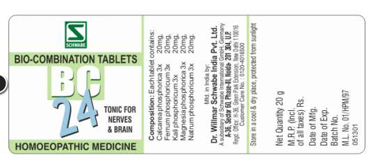 Dr. Willmar Schwabe Biocombination No. 24 (20gm)