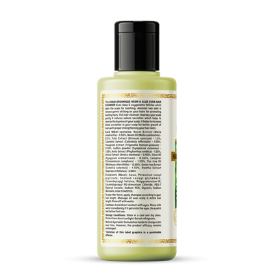 Khadi Organique Neem & Aloe Vera Hair Cleanser (210ml)