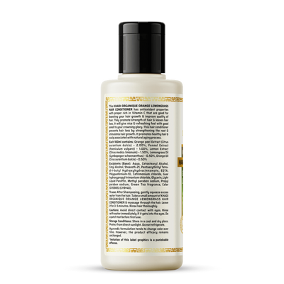 Khadi Organique Orange & Lemongrass Hair Conditioner (210ml)