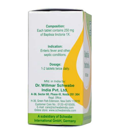 Dr. Willmar Schwabe Baptisia Tinctoria 1X MT Tabs (20gm)