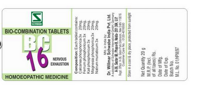 Dr. Willmar Schwabe Biocombination No. 16 (20gm)