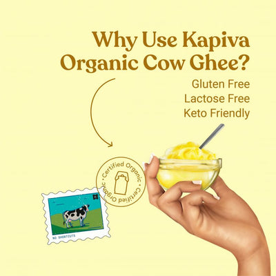 Kapiva Organic Cow Ghee (500ml)