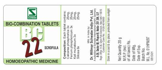 Dr. Willmar Schwabe Biocombination No. 22 (20gm)