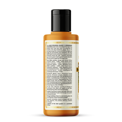 Khadi Organique Orange & Lemongrass Face Wash (210ml)