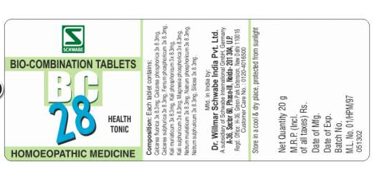 Dr. Willmar Schwabe Biocombination No. 28 (20gm)