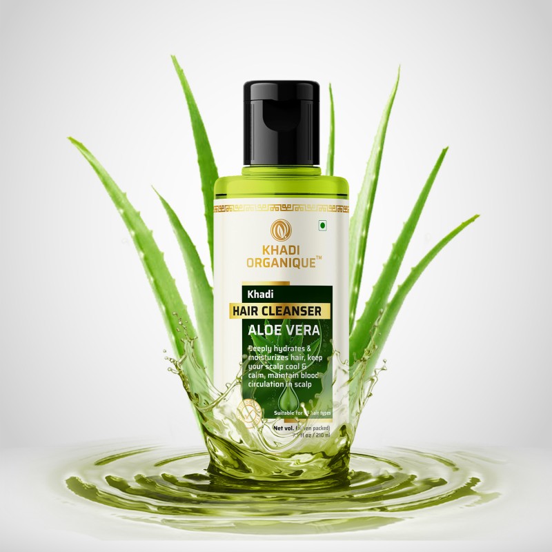 Khadi Organique Aloe Vera Hair Cleanser (210ml)