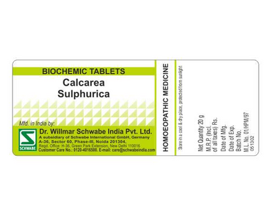 Dr. Willmar Schwabe Calcarea sulphurica 6X (20gm)