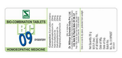 Dr. Willmar Schwabe Biocombination No. 09 (20gm)