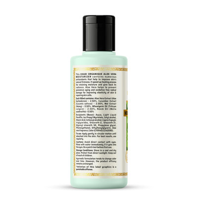 Khadi Organique Aloe Vera Moisturizer (210ml)