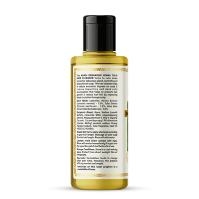 Khadi Organique Heena Tulsi Hair Cleanser (210ml)