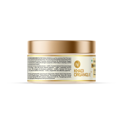 Khadi Organique Jasmine & Green Tea Foot Crack Cream (50gm)