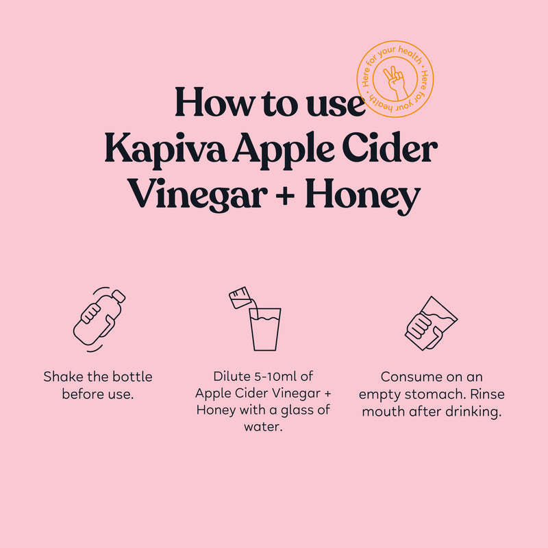 Kapiva Apple Cider Vinegar + Honey (500ml)