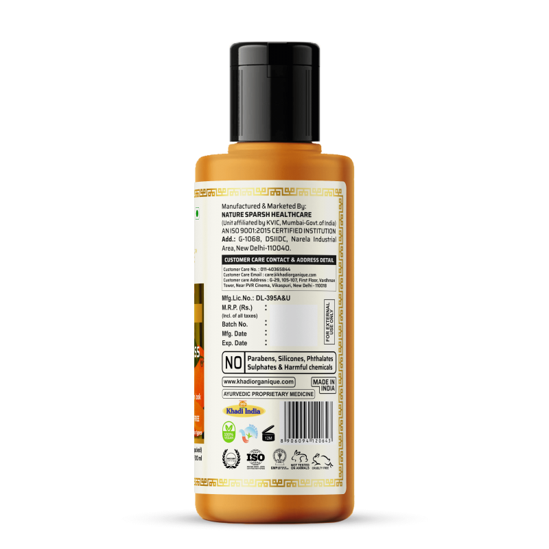 Khadi Organique Orange & Lemongrass Face Wash (210ml)