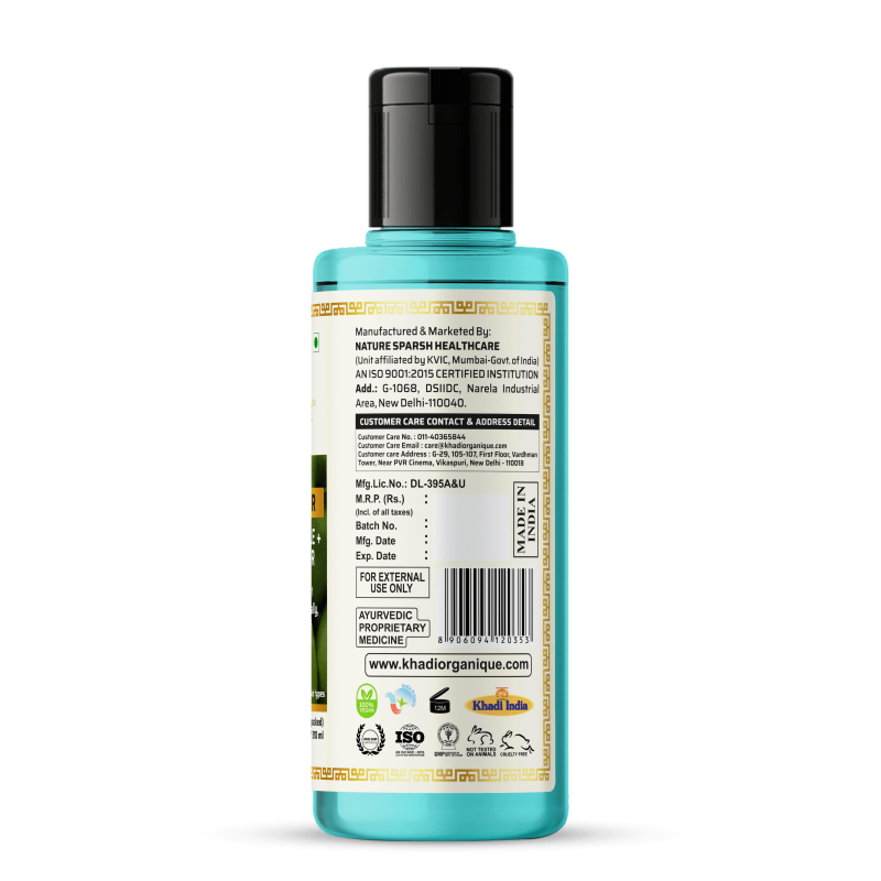 Khadi Organique Green Apple+Conditioner Hair Cleanser (210ml)