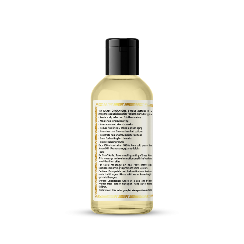 Khadi Organique Sweet Almond Oil (100ml)