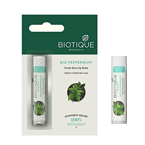Biotique Bio Peppermint Fresh Kiss Lip Balm (5g)
