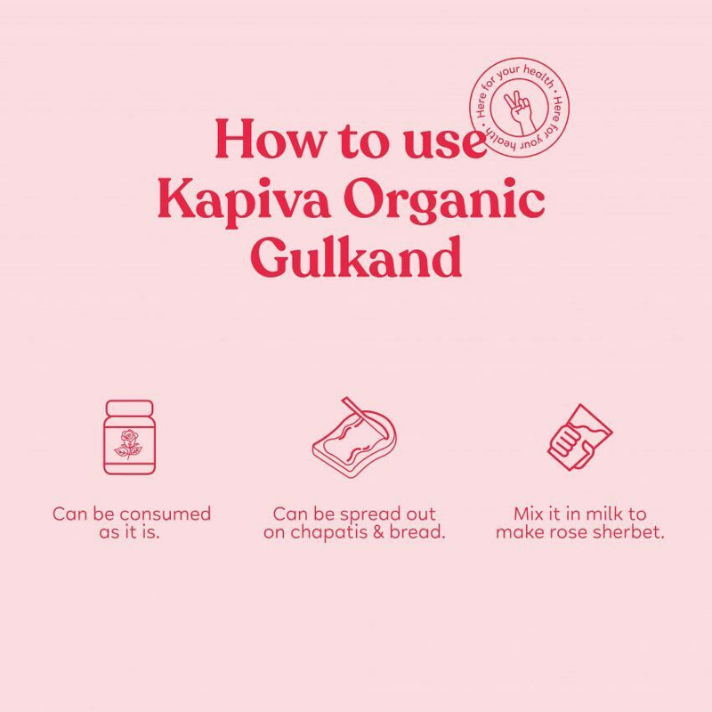 Kapiva Organic Gulkand (300gm)