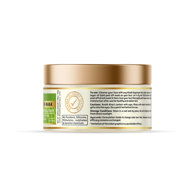 Khadi Organique Gold Peel Off Mask (50gm)