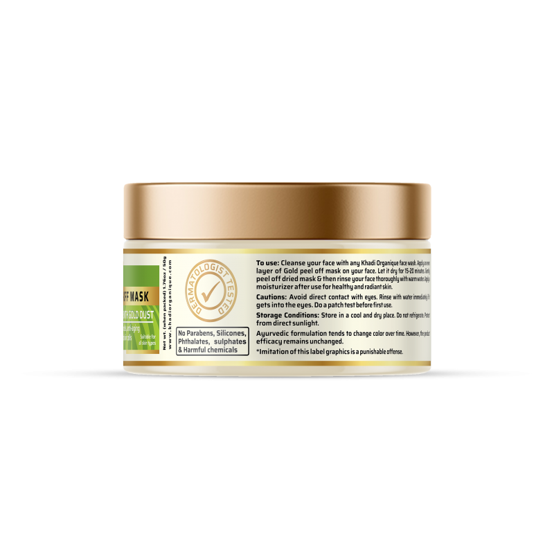 Khadi Organique Gold Peel Off Mask (50gm)