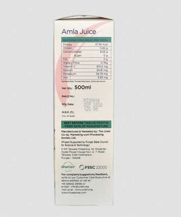 Aasnaa Aloe Vera Juice With Pulp (500ml)