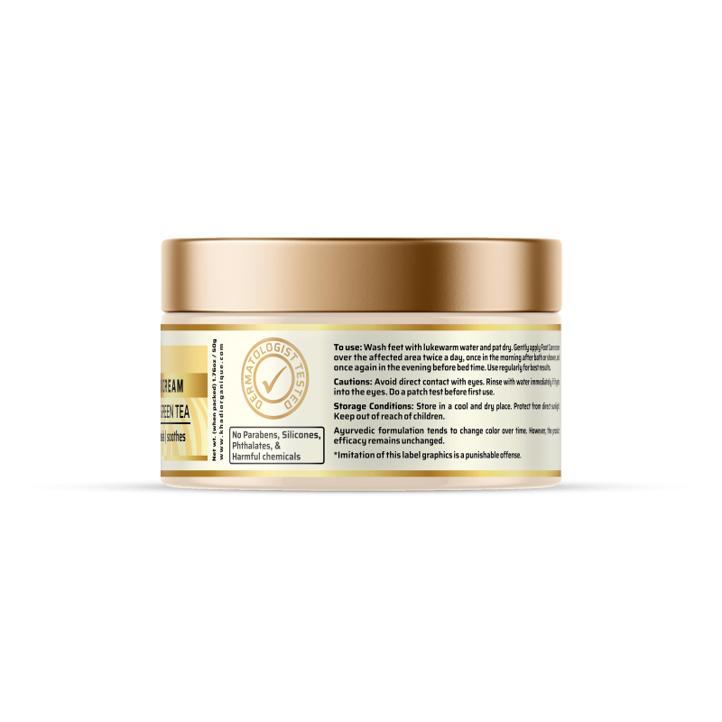 Khadi Organique Jasmine & Green Tea Foot Crack Cream (50gm)