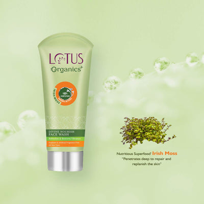 Lotus Organics+ Divine Nourish Face Wash (100gm)