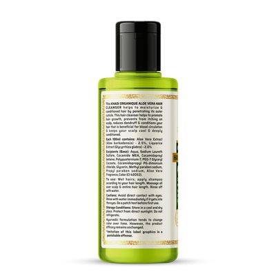 Khadi Organique Aloe Vera Hair Cleanser (210ml)