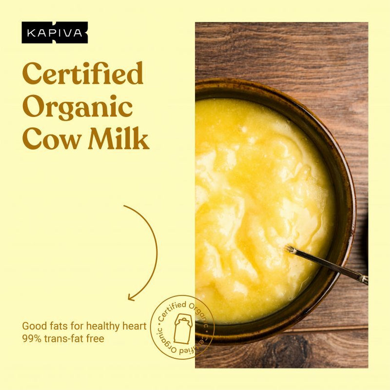 Kapiva Organic Cow Ghee (500ml)