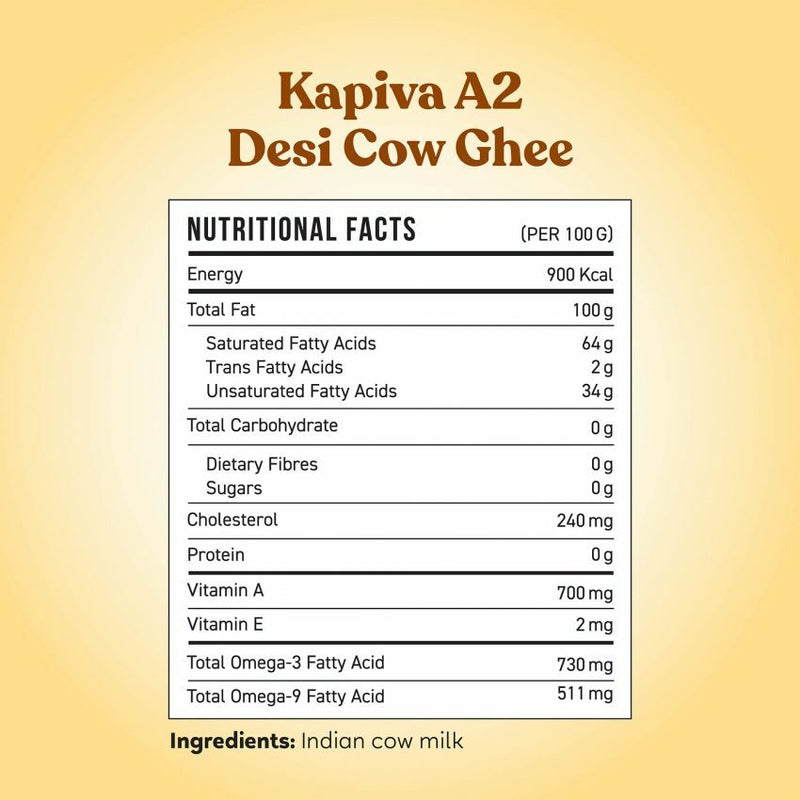 Kapiva A2 Desi Cow Ghee (500gms)