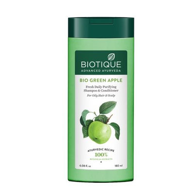 Biotique Bio Green Apple Shampoo & Conditioner (180ml)