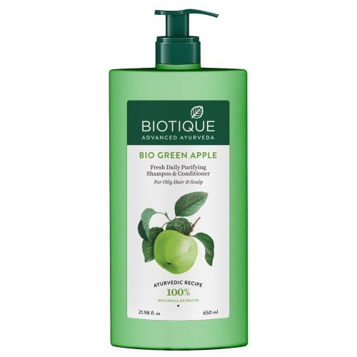 Biotique Bio Green Apple Shampoo & Conditioner (650ml)